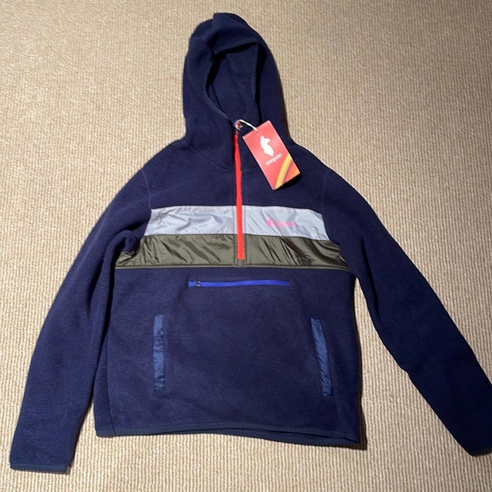 Cotopaxi Women’s Medium NWT Teca Fleece Hooded Half-Zip Jacket